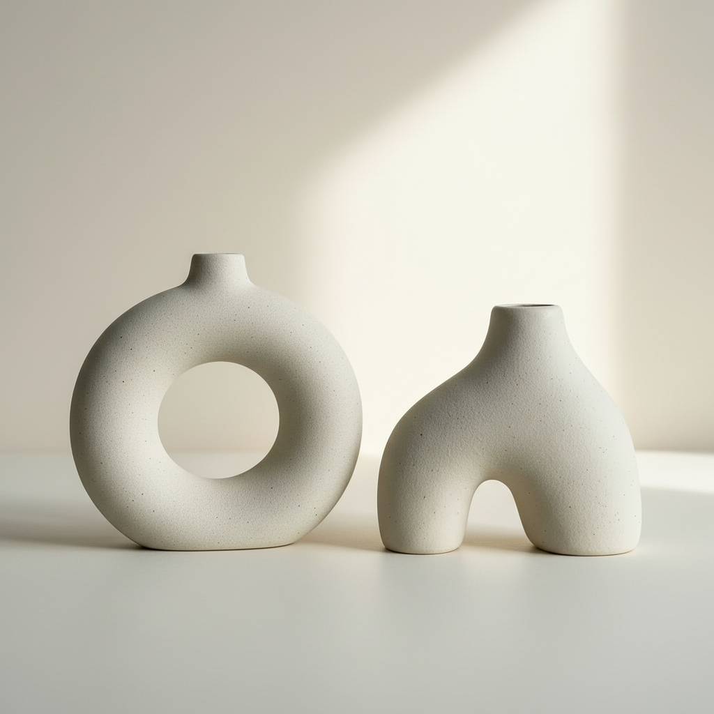 Vasen Bundle ohne Verpackung - minimalistischer Hintergrund