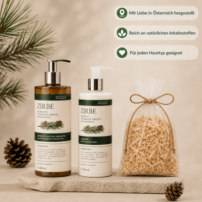 Geschenkset Pflege-Bundle Zirbe