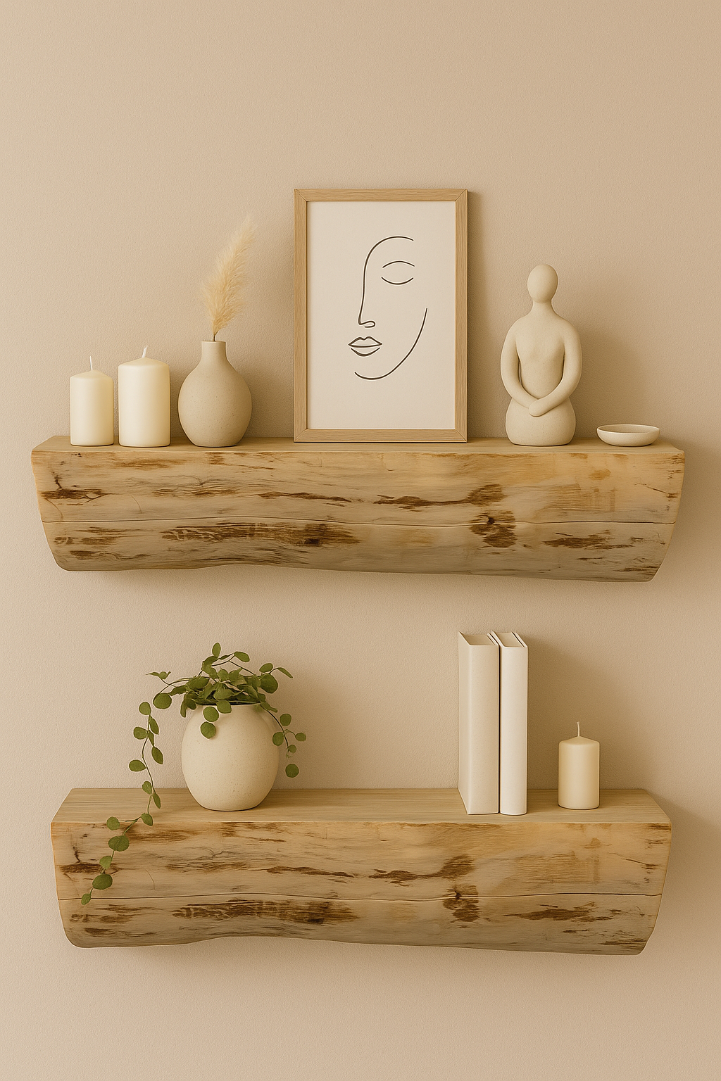 Schweberegal Baumstamm