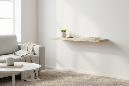 Alpenblick Regal im Wohnzimmer